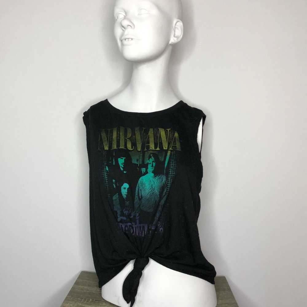 Nirvana Knotted tank top